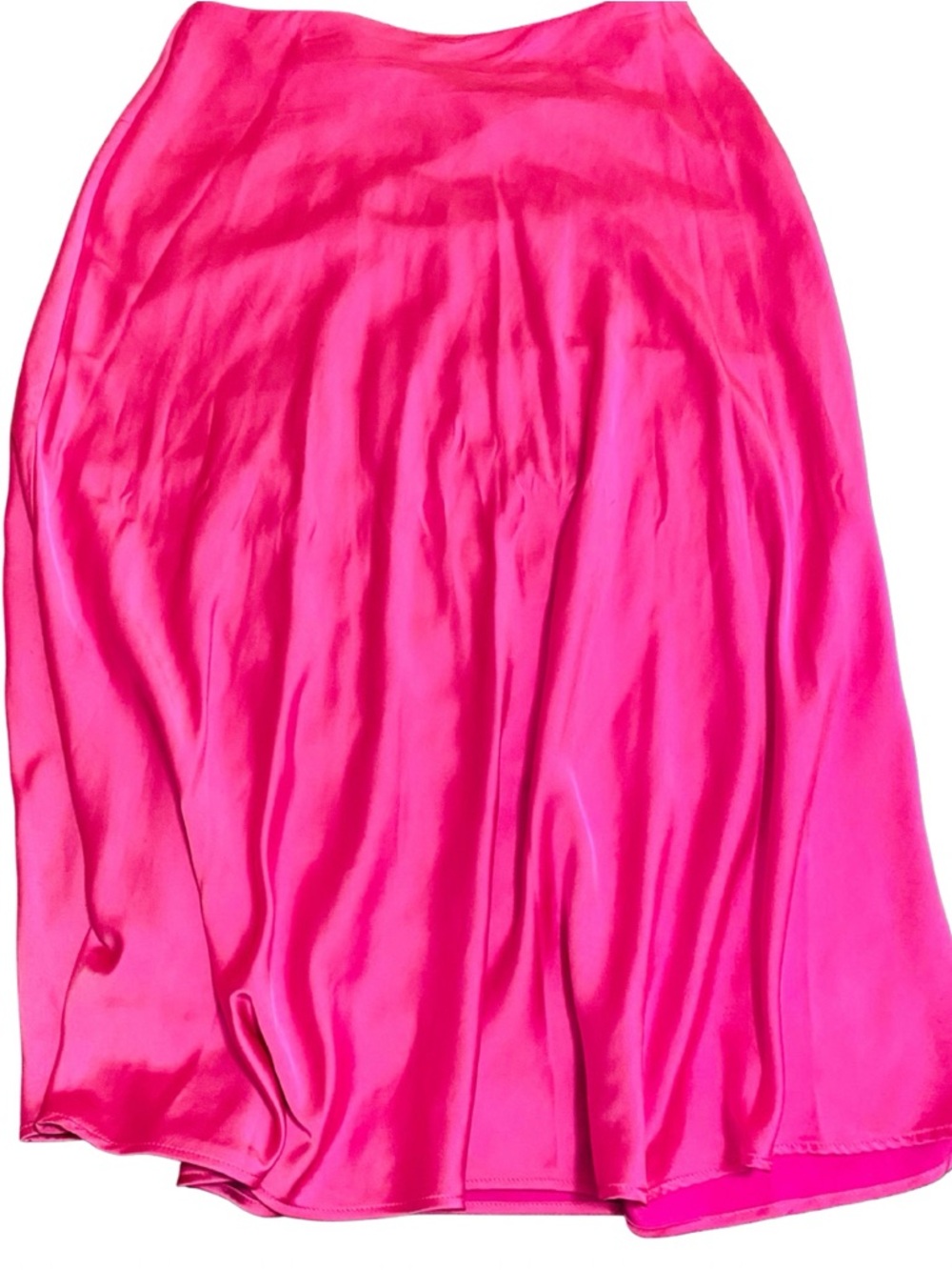 Gianni Bini Hot Pink Satin Slip Skirt